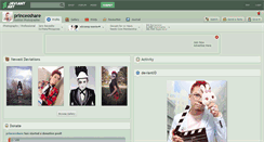 Desktop Screenshot of princeoshare.deviantart.com