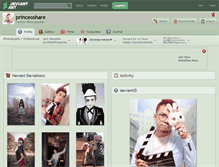 Tablet Screenshot of princeoshare.deviantart.com