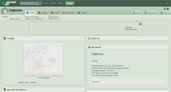 Desktop Screenshot of gogluness.deviantart.com