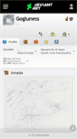 Mobile Screenshot of gogluness.deviantart.com