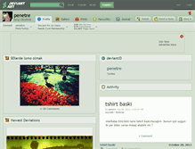 Tablet Screenshot of penetre.deviantart.com