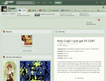 Tablet Screenshot of chisaki.deviantart.com