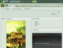 Tablet Screenshot of olkag.deviantart.com