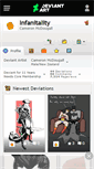 Mobile Screenshot of infanitality.deviantart.com