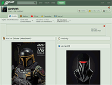 Tablet Screenshot of darthrith.deviantart.com
