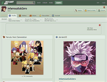 Tablet Screenshot of infamoussubzero.deviantart.com