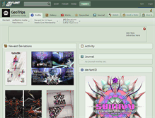 Tablet Screenshot of geotrips.deviantart.com