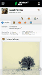 Mobile Screenshot of lolacraven.deviantart.com