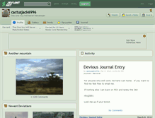 Tablet Screenshot of cactusjack6996.deviantart.com