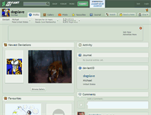 Tablet Screenshot of dogslave.deviantart.com