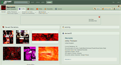 Desktop Screenshot of necromic.deviantart.com