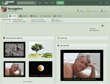 Tablet Screenshot of faroutgallery.deviantart.com