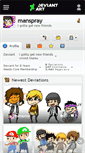 Mobile Screenshot of manspray.deviantart.com