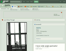 Tablet Screenshot of ishotit.deviantart.com