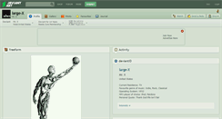 Desktop Screenshot of large-x.deviantart.com