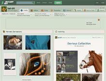Tablet Screenshot of kai-shi.deviantart.com