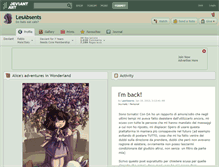 Tablet Screenshot of lesabsents.deviantart.com