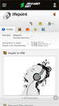 Mobile Screenshot of lifepoint.deviantart.com