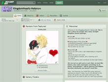 Tablet Screenshot of kingdomhearts-hetero.deviantart.com