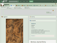 Tablet Screenshot of latutuca.deviantart.com