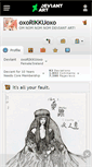 Mobile Screenshot of oxorikkuoxo.deviantart.com