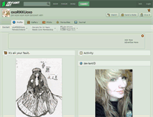 Tablet Screenshot of oxorikkuoxo.deviantart.com