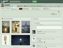 Tablet Screenshot of cayasha.deviantart.com