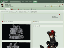 Tablet Screenshot of chidori26.deviantart.com