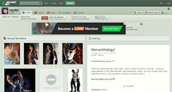 Desktop Screenshot of mynfel.deviantart.com