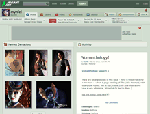 Tablet Screenshot of mynfel.deviantart.com