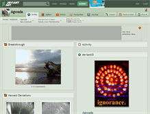 Tablet Screenshot of agwada.deviantart.com
