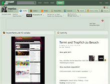 Tablet Screenshot of manixx.deviantart.com