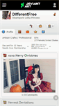 Mobile Screenshot of differentfree.deviantart.com