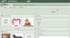 Desktop Screenshot of frumy.deviantart.com
