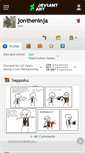 Mobile Screenshot of jontheninja.deviantart.com