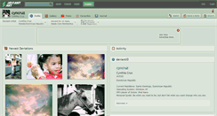 Desktop Screenshot of cyncruz.deviantart.com