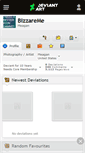 Mobile Screenshot of bizzareme.deviantart.com