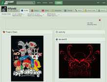 Tablet Screenshot of killyudz.deviantart.com