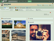Tablet Screenshot of jonny-island.deviantart.com