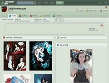 Tablet Screenshot of juliavonmorque.deviantart.com