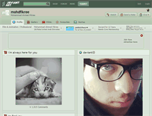 Tablet Screenshot of mohdfikree.deviantart.com