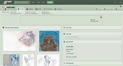 Desktop Screenshot of mehndix.deviantart.com