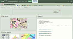 Desktop Screenshot of dontaskflutterbitch.deviantart.com
