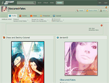 Tablet Screenshot of obscured-fates.deviantart.com