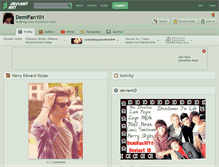 Tablet Screenshot of demifan101.deviantart.com