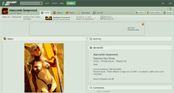 Desktop Screenshot of mancomb-seepwood.deviantart.com