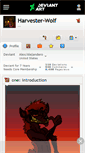 Mobile Screenshot of harvester-wolf.deviantart.com