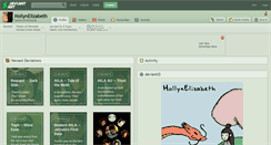 Desktop Screenshot of hollynelizabeth.deviantart.com
