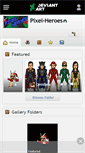 Mobile Screenshot of pixel-heroes.deviantart.com