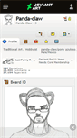 Mobile Screenshot of panda-claw.deviantart.com